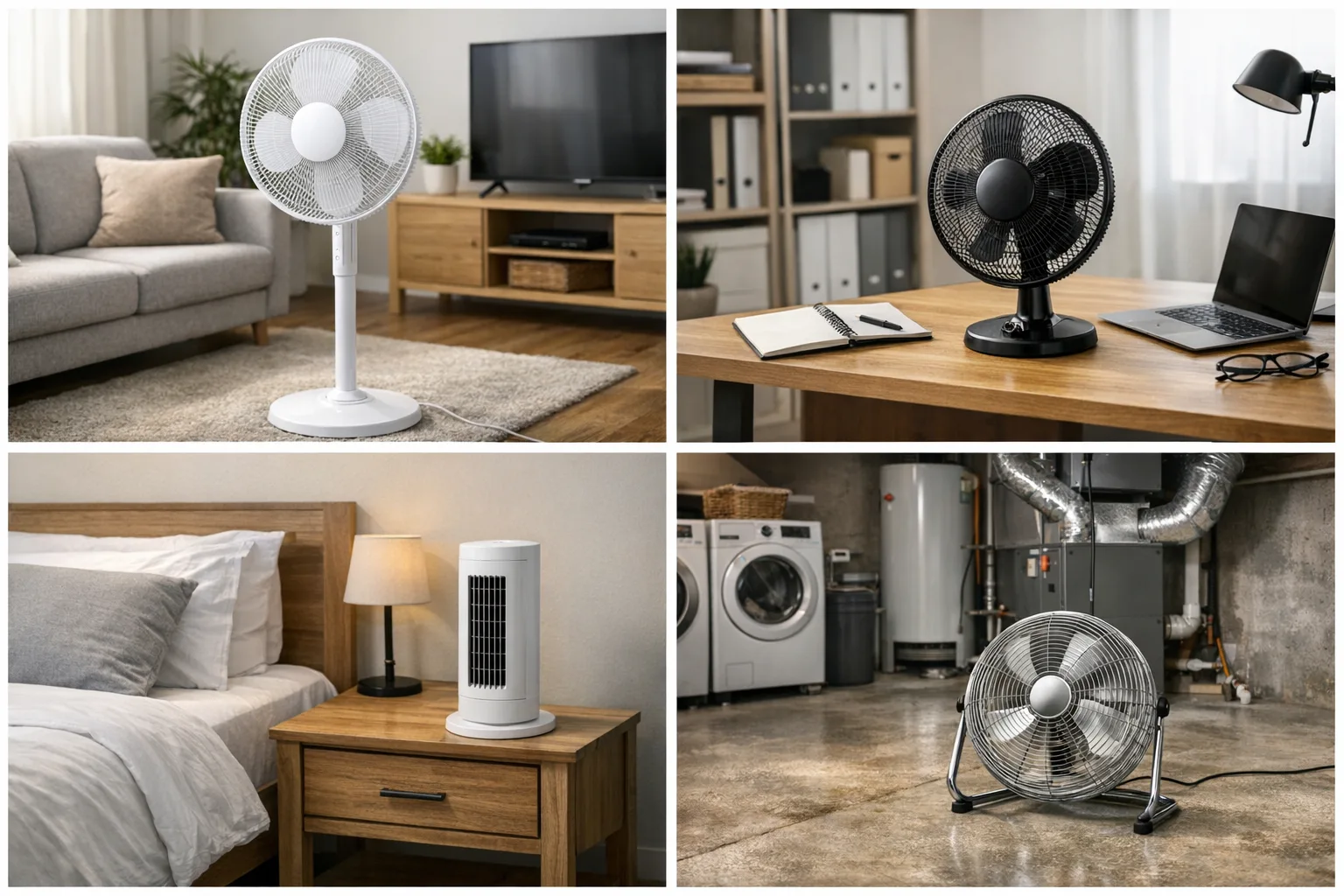 Anwendung von Ventilatoren in verschiedenen Raeumen: Tipps fuer optimale Effizienz und Luftzirkulation
