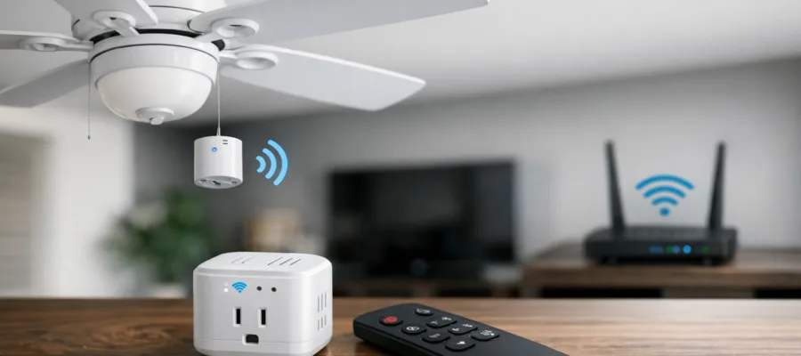 Smart Home Integration: Ventilator mit WLAN oder Fernbedienung nachruesten