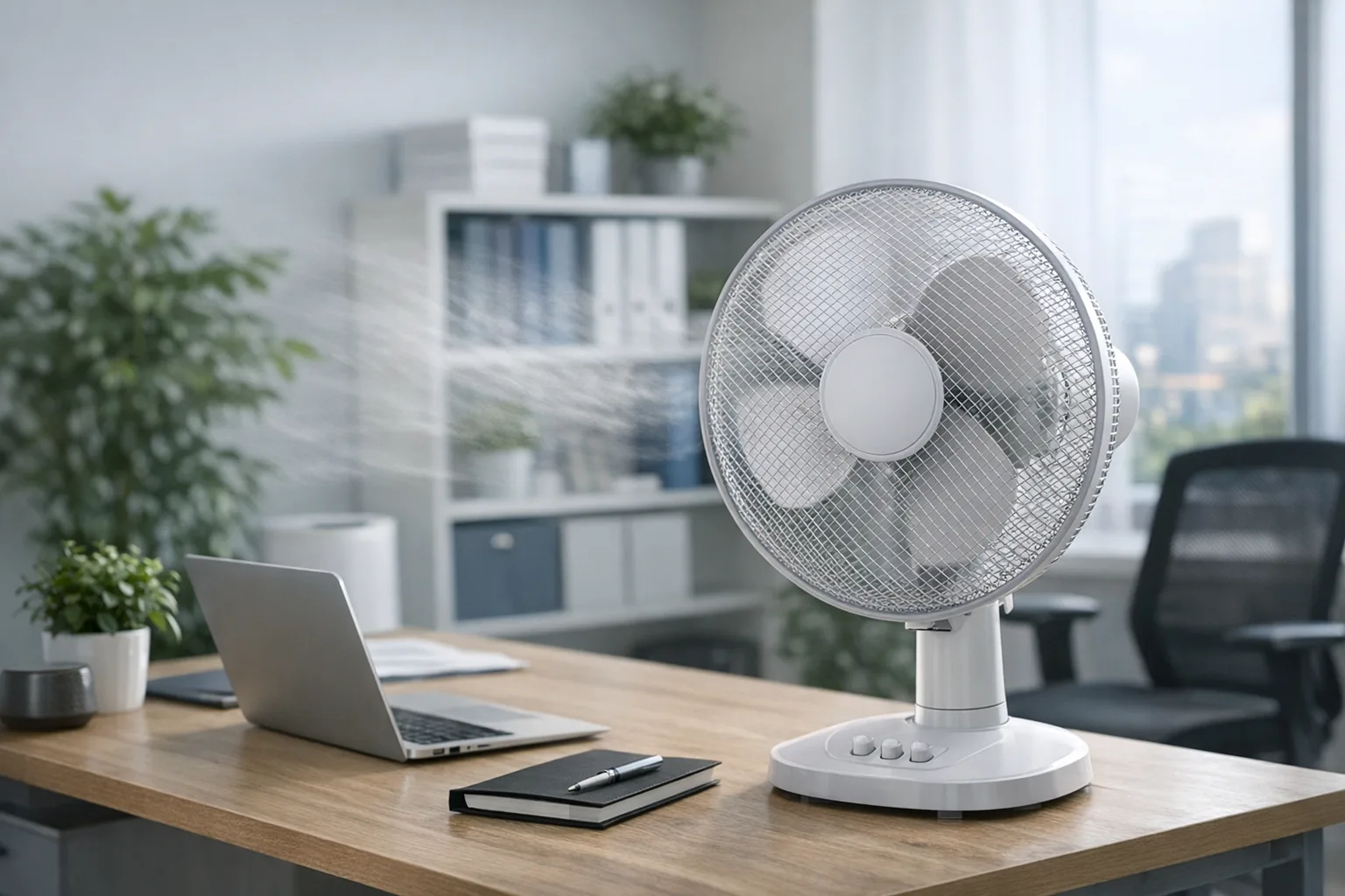 Wie Ventilatoren im Buero fuer bessere Luftqualitaet und Komfort sorgen