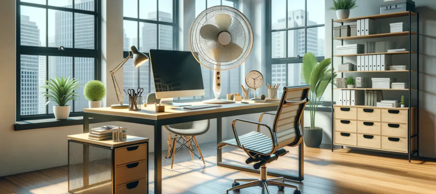 Wie ein Ventilator im Buero eingesetzt wird – Effizienz und Komfort steigern