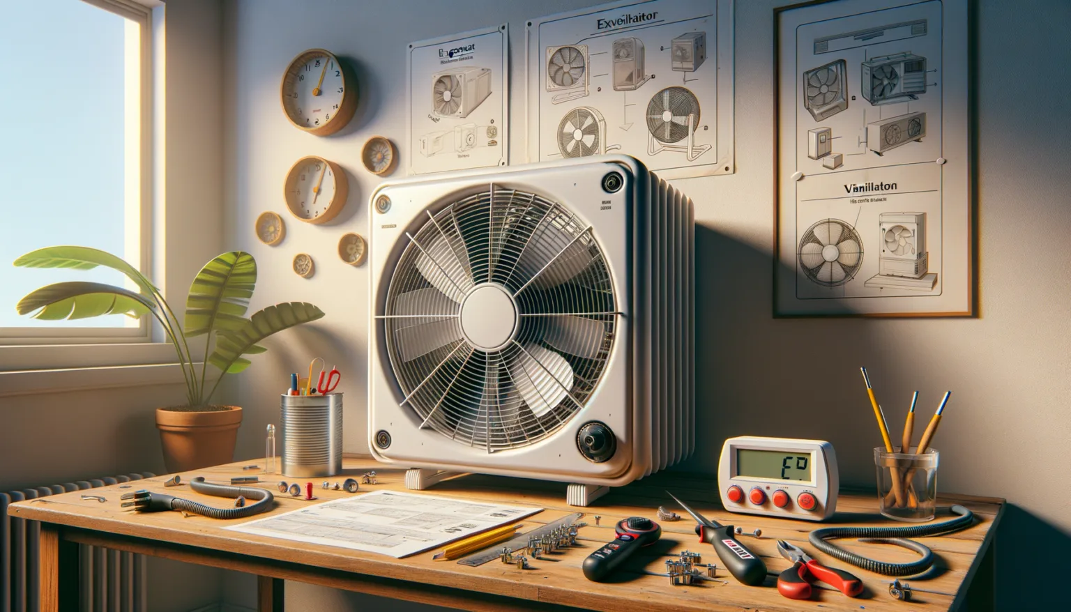 Ventilator mit Zeitschaltuhr erweitern – Anleitung fuer Einsteiger