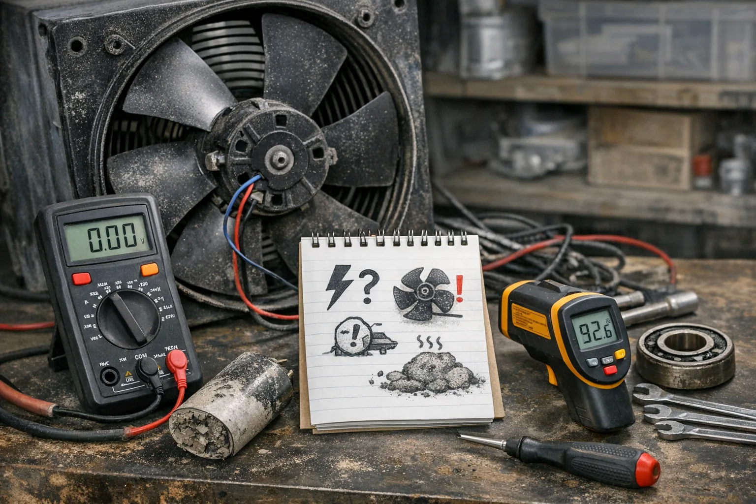 Fehlerdiagnose bei Ventilatoren: Haeufige Probleme erkennen und beheben